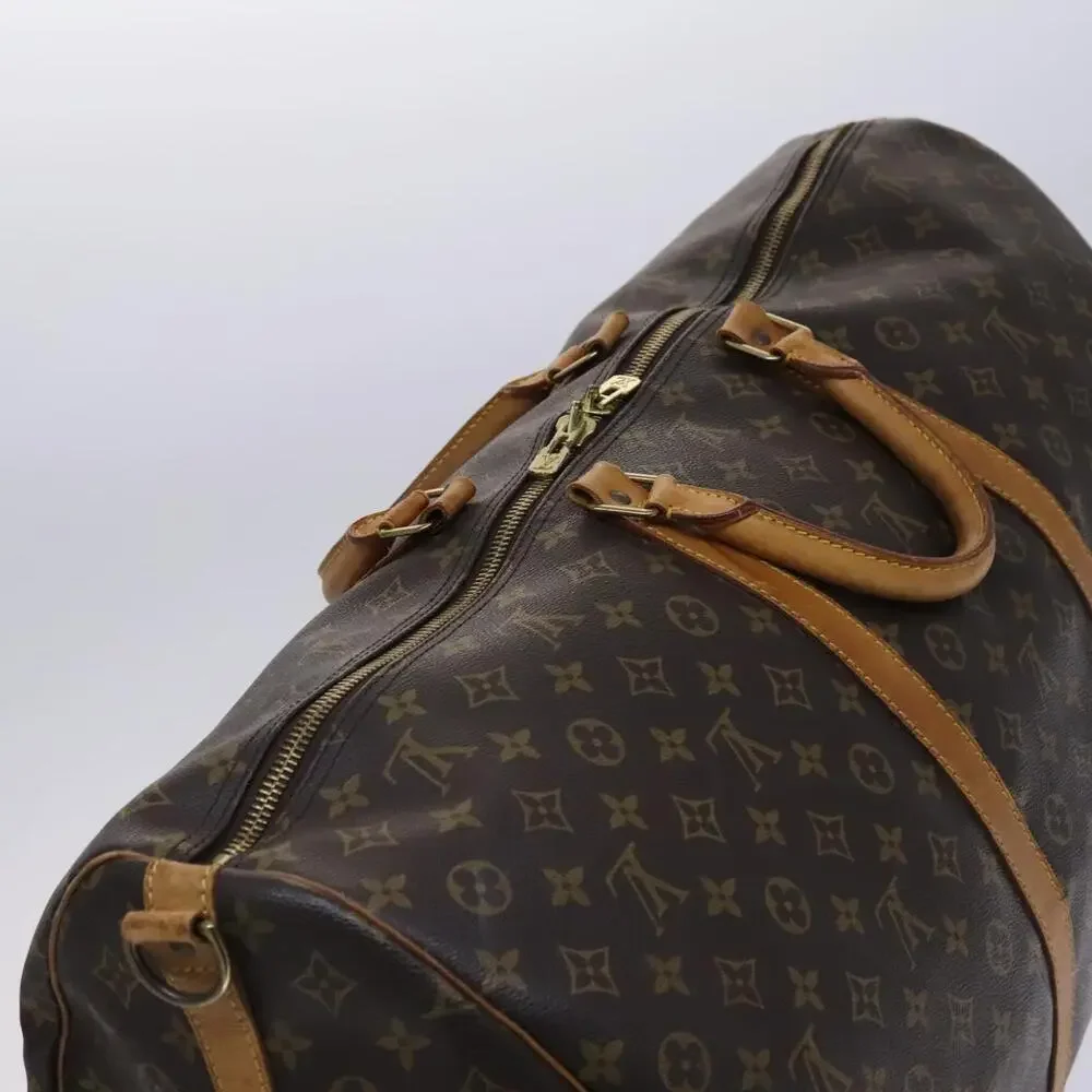 LOUIS VUITTON Monogram Keepall Bandouliere 60 Boston Bag M41412